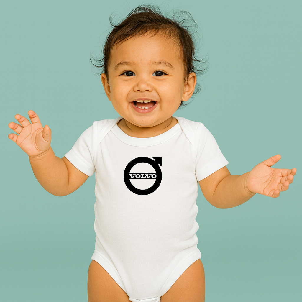 Volvo Car Baby Romper Onesie